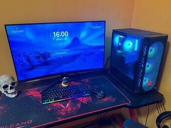 Predám herný PC + herný monitor AOC