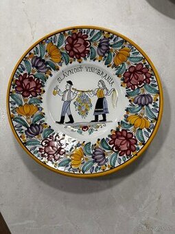 Set 8 tanierov modranska keramika