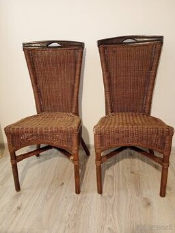 Predám ratanové stoličky 3-4 ks - 1