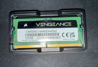 Corsair Vengeance DDR5 4800 MT/s pre ntb