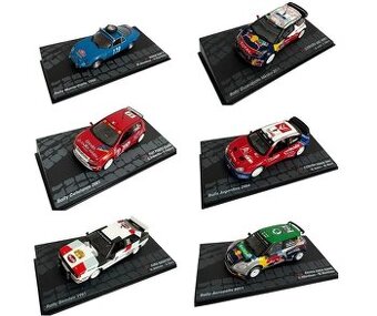 Zberateľské kovové modely Rally v mierke 1:43