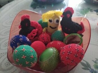 Háčkované veľkonočné ozdoby
