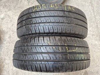235/65 r16C letné 2 ks MICHELIN dezén 9,7 mm