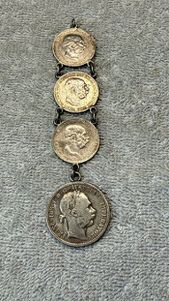 Stříbrné mince Set 4 ks 1830-1916 (Ag 835)