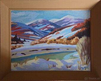 Obraz Varuzhan Aghamyan-Zimná krajina