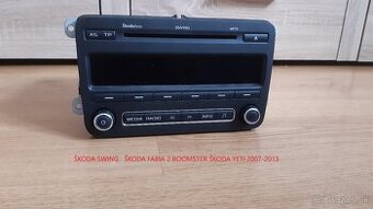 autorádio škoda swing fabia 2 roomster