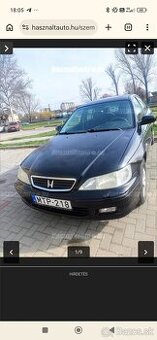 Kapota, zrkadlá, svetlá Honda Accord VI 1997-2003
