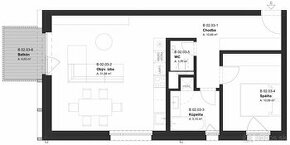 (BD2_02.03) 2-izbový byt v projekte KRÁSNE V KRÁSNE - Kr