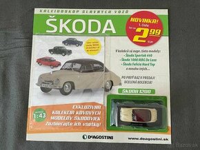 1:43 Škoda 1200 DeAgostini Kaleidoskop slavných vozů