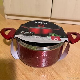 Hliníkový hrniec s pokličkou 20 cm, 3 l