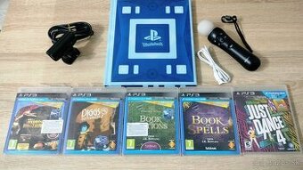 PS3 kompletný Wonderbook Move set