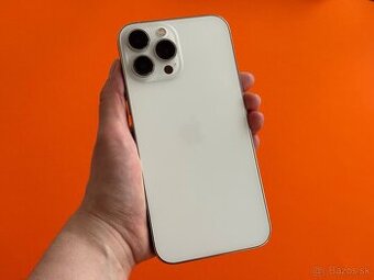 iPhone 13 Pro Max 128GB Silver - s novou baterkou