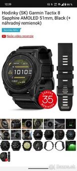 Garmin tactix 8, 51mm, amoled