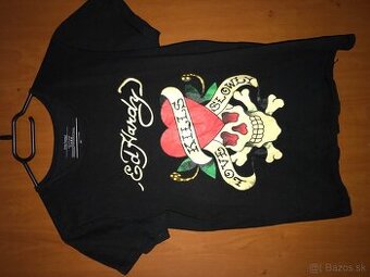 ED HARDY black kills damske tricko S/M