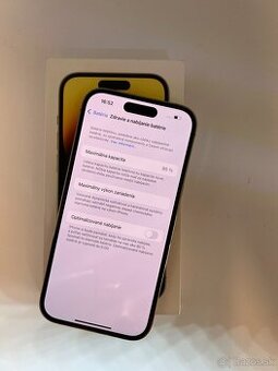 IPHONE 14 PRO GOLD 128GB ZÁRUKA - STAV AKO NOVÝ