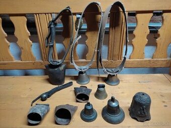 Zvonce mosadzne a plechove