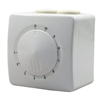 Triakový regulátor otáčok pre ventilátory na stenu Dalap RR1 - 1