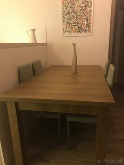 Jedálenský stôl 100% stav | Konferen. stôl + skrinka pod TV