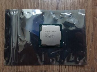Intel Core i5-7400 4-jadrový, 4-vlákna, 3.0GHz - 3.5 GHz