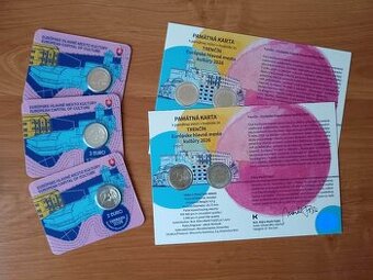Zberateľská karta 2€ (Coincard) Trenčín 2026