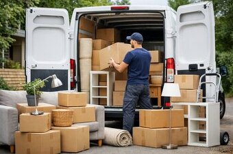 Sťahovanie & preprava dodávkou – rýchlo, spoľahlivo, férov