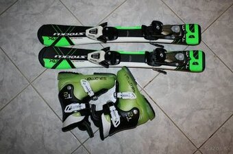 detské švajčiarske lyže STOCKLI 70 cm , lyžiarky dalbello