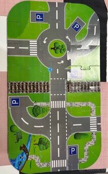 Cesty + autíčka záchranného systému