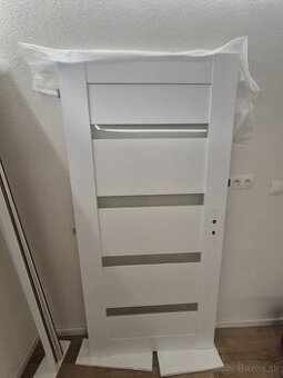 Interiérové dvere 90L biele + obložková zárubňa