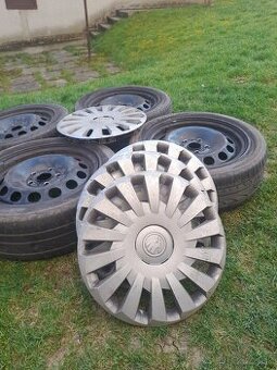 Predám plechové disky so letnimy pneu 5x112r16