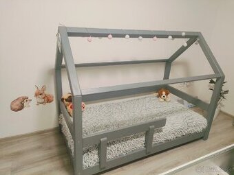 Detská posteľ -Domček 160x80