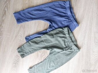 2x tenké tepláky H&M 92