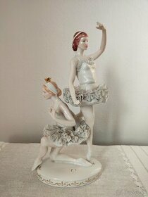 Royal dux baletky porcelánová soška 33 cm

