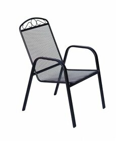 Zahradná stolička kovová