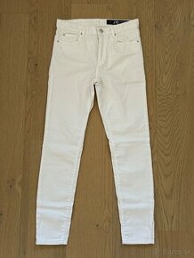 Armani biele džínsy 27 sedia na S