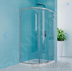 Predám štvrťkruhovy sprchovací kút značky Mereo 90x90 cm - N