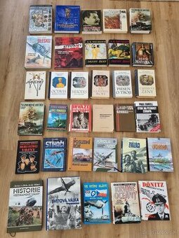 Knihy o svetovej histórii, vojnách a iné 1/2