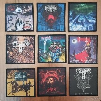Nášivky,vlajky,trická,privesky,CD,LP,MC
