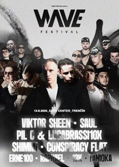 WAVE FESTIVAL- predám vstupenky