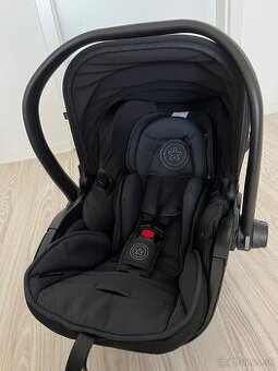Kiddy Evoluna i-Size 2 s ISOFIX základňou – čierna