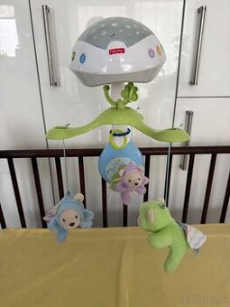 Kolotoč nad postieľku fisherpice