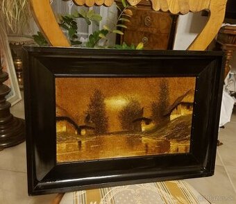 Szepesi Kuszka Jenö olej na doske