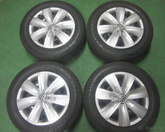 R16 Zimná sada VW T-ROC TOURAN rozteč 5x112 205/60R16 DUNLOP