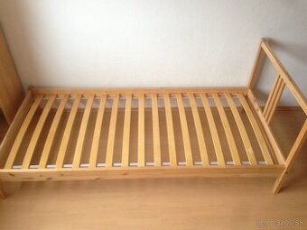 Detská drevená posteľ IKEA