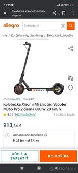 Elektrická kolobežka Xiaomim365