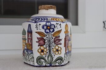 Maľovaná nádoba - habanská fajansa