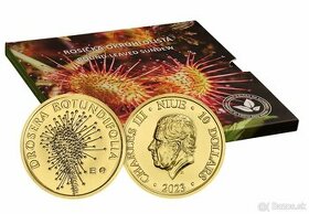Minca zlatá 10 dolárov Niue - Rosička okrúhlolistá