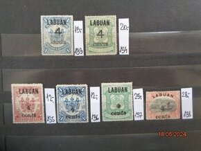 Poštové známky - LABUAN-2 FOTO