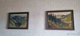 Dve olejomaľby