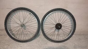 Predám 24" kolesá 24x1.90 z horského biku
