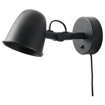 IKEA SKURUP Nástenná lampa, čierna
